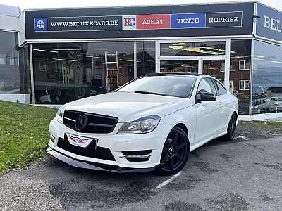 Mercedes-Benz C 220 COUPE CDI*PACK-AMG*CUIR*BLACK/WHITE-EDITION*PDC