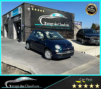 Fiat 500C 1.2i - ! Cabrio ! - 124.000 km - Garantie 12 Mois