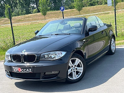 Bmw SERIE 1 CABRIOLET (E88) 120D 163CH SPORT DESIGN * 146.000KM * CUIR * GPS * JANTES ALU